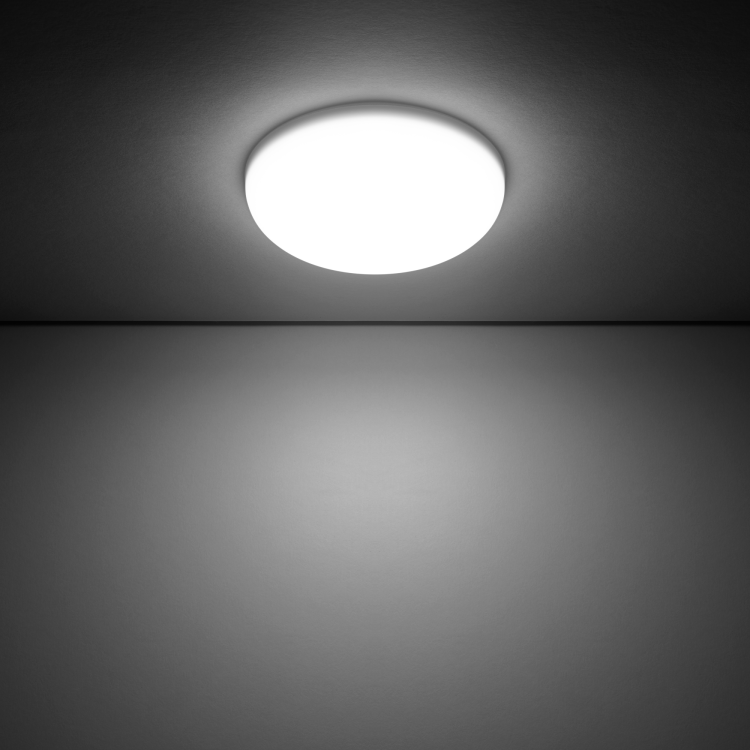 Светильник Downlight (LED) 9Вт 900лм 4000К IP20 бел 90х27мм круг Frameless Gauss