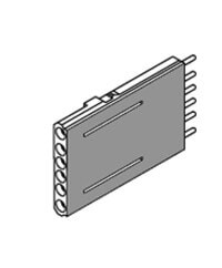 Переходник для втычного / выкатного исполнения Т4-Т5 5 pin при использовании нез. расц. или реле мин
