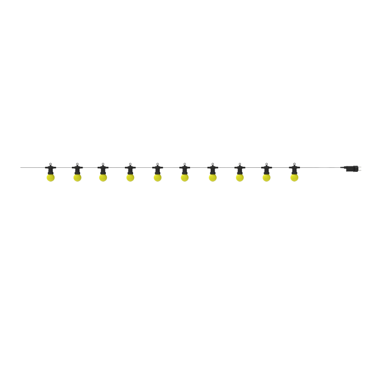 Улич. гирлянда белт лайт набор 5+2,7м (10 пат/50см) желт. (LED) IP44 черн. соедн. Gauss