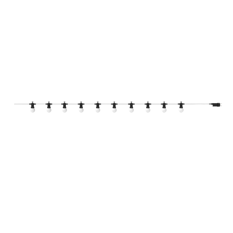 Улич. гирлянда белт лайт набор 5+2,7м (10 пат/50см) белый (LED) IP44 черн. соедн. Gauss