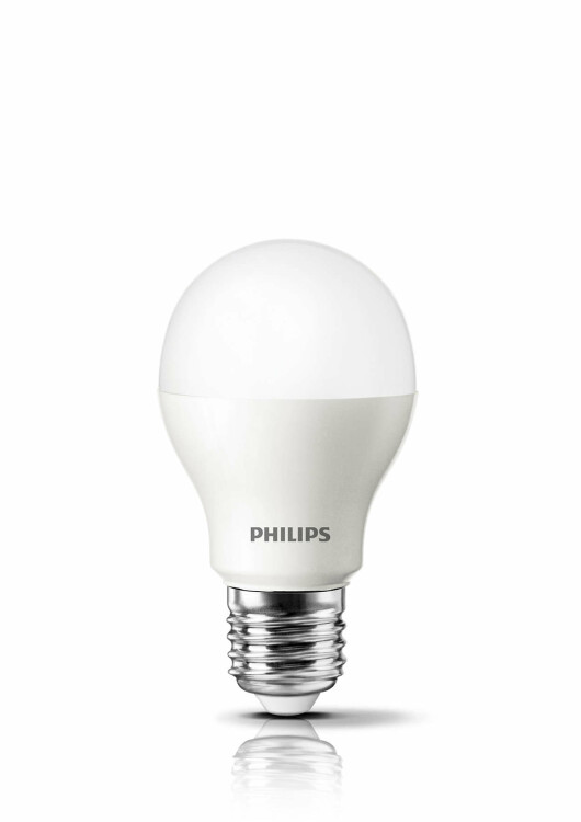 Лампа светодиод. (LED) Груша Е27  5Вт 480лм 4000К 230В матов. Philips