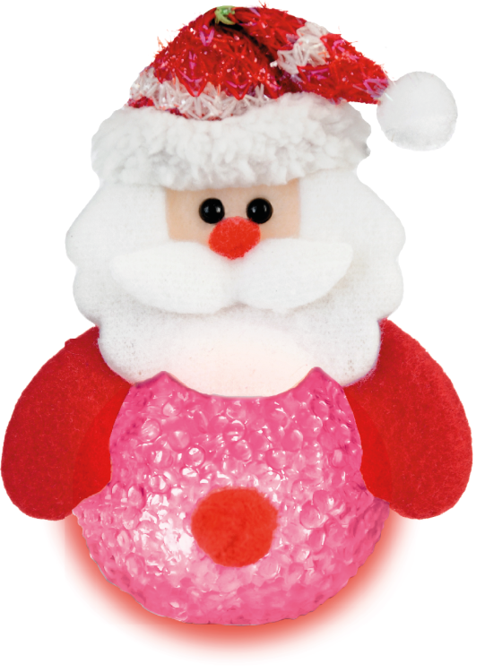 Светильник декоративная фигурка светодиодная "Дед Мороз" Gauss серия Holiday  0,1W, два ц