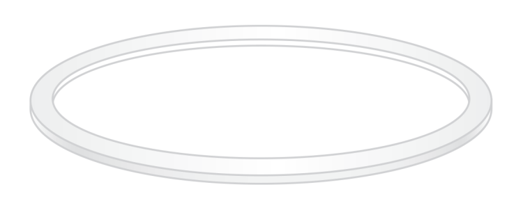 Кольцо пластиковое для светильника GX53R (10шт) ASD