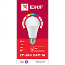 Лампа светодиод. умная Wi-Fi груша Е27 8Вт RGBW 230В умная EKF Сonnect-Светотехника - купить по низкой цене в интернет-магазине, характеристики, отзывы | АВС-электро