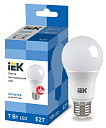 Лампа светодиод. (LED) Груша Е27  7Вт 630лм 6500К 230В матов. IEK-Лампы светодиодные - купить по низкой цене в интернет-магазине, характеристики, отзывы | АВС-электро