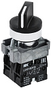 Переключатель LA167-BDF25 2 полож. 1з+1р черный IEK-Позиционные, ступенчатые, аварийные переключатели - купить по низкой цене в интернет-магазине, характеристики, отзывы | АВС-электро