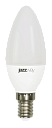 Лампа светодиод. (LED) Свеча Е14  9Вт 820лм 3000К 230В матов. Jazzway-Лампы светодиодные - купить по низкой цене в интернет-магазине, характеристики, отзывы | АВС-электро