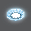 Светильник Gauss Backlight BL066 Восемь гран. Белый/Серебро/Хром. Gu5.3. LED 4100K 1/40-Светильники направленного света, споты - купить по низкой цене в интернет-магазине, характеристики, отзывы | АВС-электро