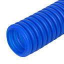 Труба гофрир. ПНД защитная для МПТ (пешель) синяя d32/24,3 мм (25м) Промрукав-Трубы пластиковые гофрированные - купить по низкой цене в интернет-магазине, характеристики, отзывы | АВС-электро