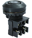 Выключатель кнопочный   ВК30-10-11110-54 У2, черный, 1з+1р, цилиндр, IP54, 10А, 660В,(ЭТ)-
