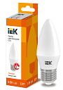 Лампа светодиод. (LED) Свеча Е27  5Вт 450лм 3000К 230В матов. IEK-Лампы светодиодные - купить по низкой цене в интернет-магазине, характеристики, отзывы | АВС-электро